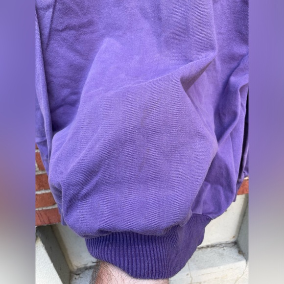 Vintage 90s Quality Goods Faded Cuffed Crewneck Sweatshirt Size Large purple - Picture 3 of 6